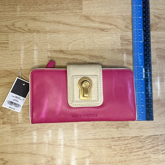 NWT Vintage Juicy Couture Leather Wallet Pink - Picture 6 of 8